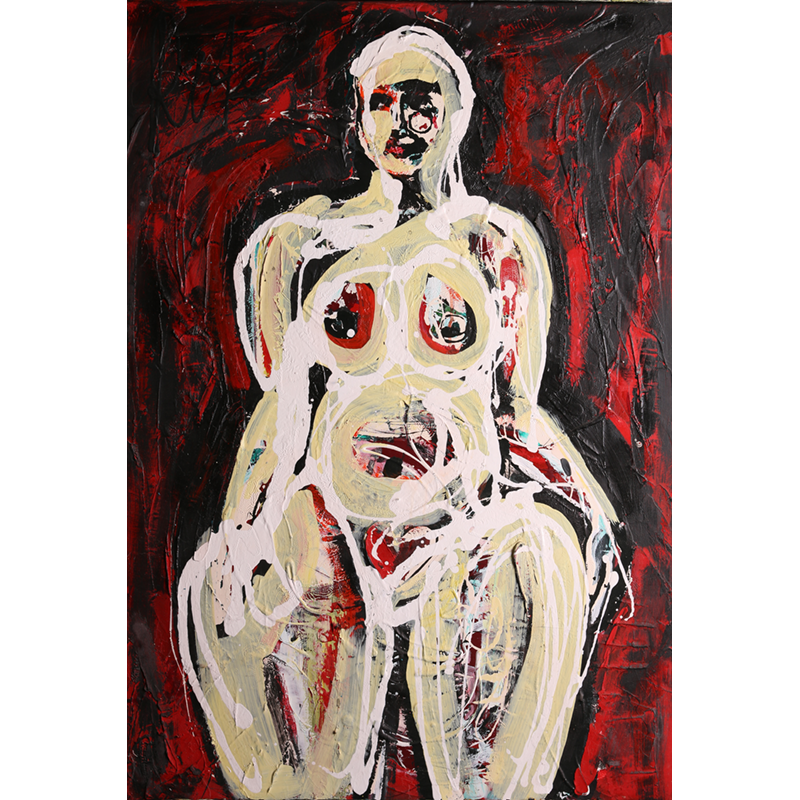 A Body Invents Itself - Painting