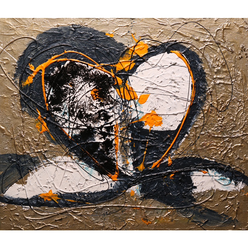 Hart Goud - Painting