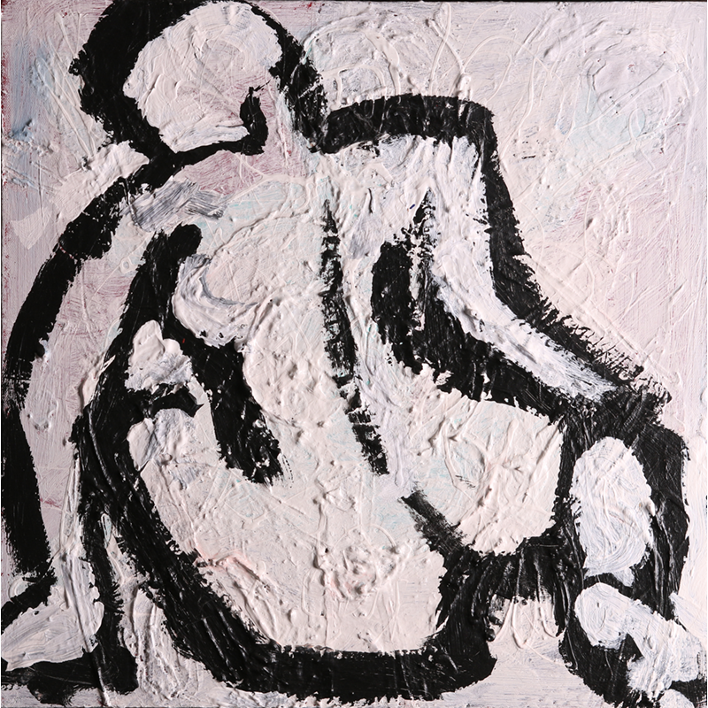 Primitief Naakt - Painting