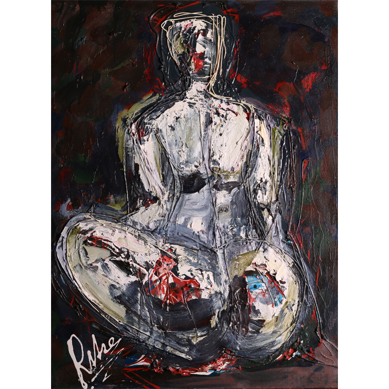 This Is Not a Body A - Painting